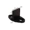 Quiet Glide Black Floor Guide for Barn Doors NT.1403.08 - alternate 2